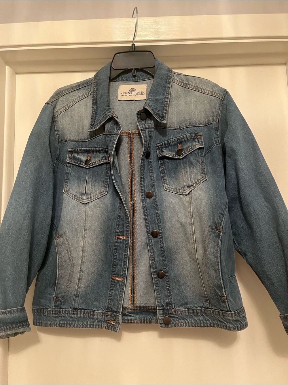 Light Blue Washed Denim Trucker Jacket